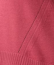OLFAA16079 eur3(エウルキューブ) 【大きいサイズ】バックスリットニット ピンク(03)