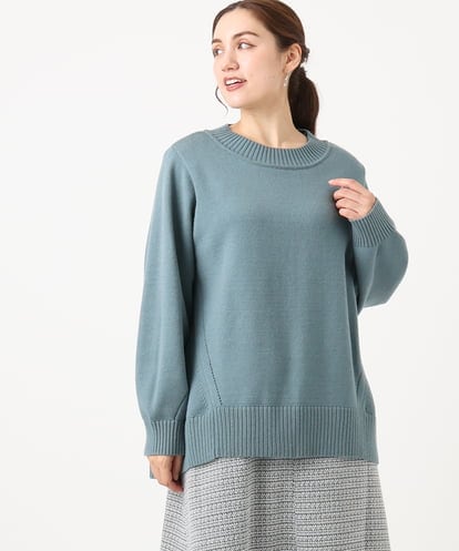 OLFAA16079 eur3 【大きいサイズ】バックスリットニット