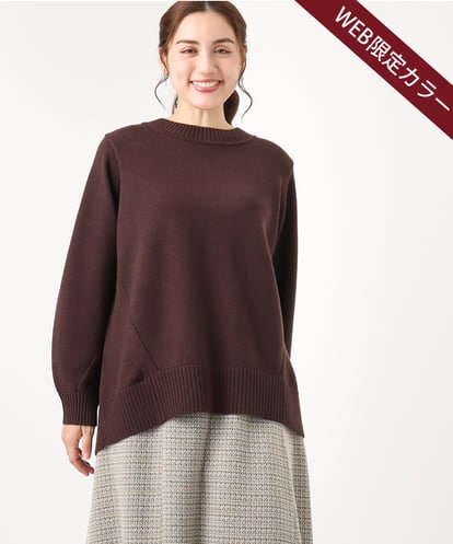 OLFAA16079 eur3 【大きいサイズ】バックスリットニット