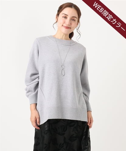 OLFAA16079 eur3 【大きいサイズ】バックスリットニット