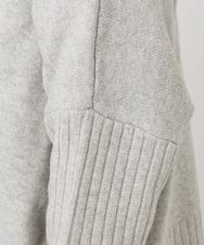 OLFAD01099 eur3(エウルキューブ) 【大きいサイズ】リブボクシーニット ベージュ(82)