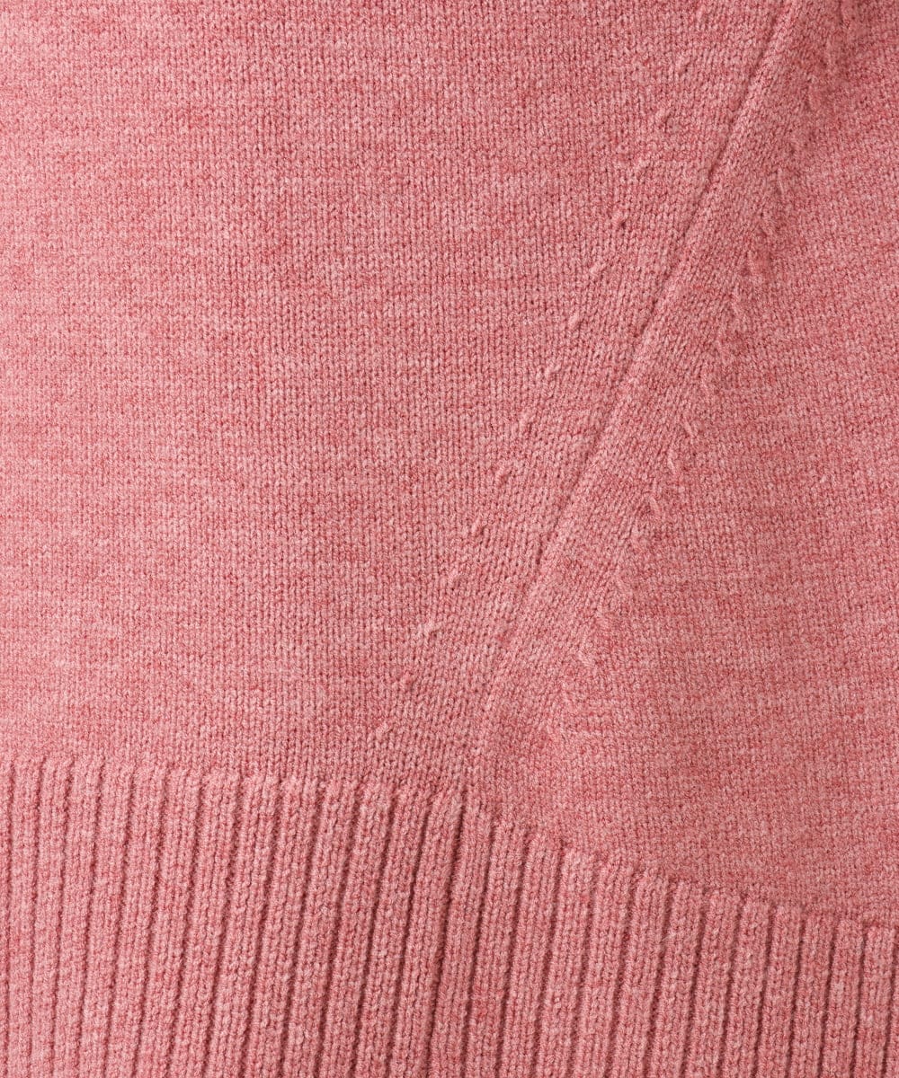 OLFAD09079 eur3(エウルキューブ) 【大きいサイズ】ラグランスリーブゆるシルエットニット ピンク(03)