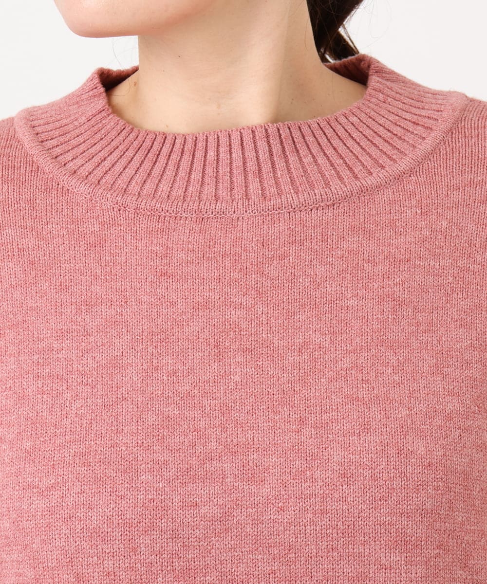 OLFAD09079 eur3(エウルキューブ) 【大きいサイズ】ラグランスリーブゆるシルエットニット ピンク(03)