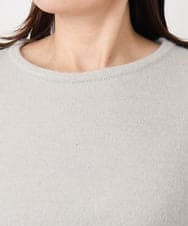 OLFAD11069 eur3(エウルキューブ) 【WEB先行販売】【大きいサイズ/a.v.v×eur3】ラメスパンコールニット グレー(92)