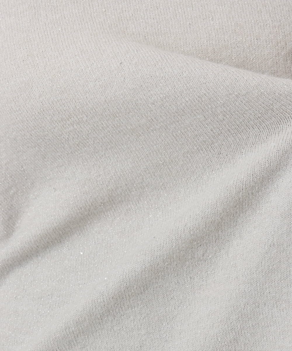 OLFAD11069 eur3(エウルキューブ) 【WEB先行販売】【大きいサイズ/a.v.v×eur3】ラメスパンコールニット グレー(92)