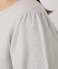 OLFAD11069 eur3(エウルキューブ) 【WEB先行販売】【大きいサイズ/a.v.v×eur3】ラメスパンコールニット グレー(92)