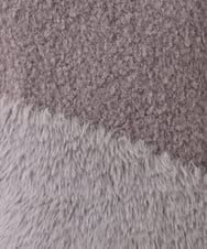 OLFAD12089 eur3(エウルキューブ) 【WEB先行販売】【大きいサイズ/a.v.v×eur3】ブークレーシャギーニット グレー(92)