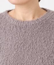 OLFAD12089 eur3(エウルキューブ) 【WEB先行販売】【大きいサイズ/a.v.v×eur3】ブークレーシャギーニット グレー(92)