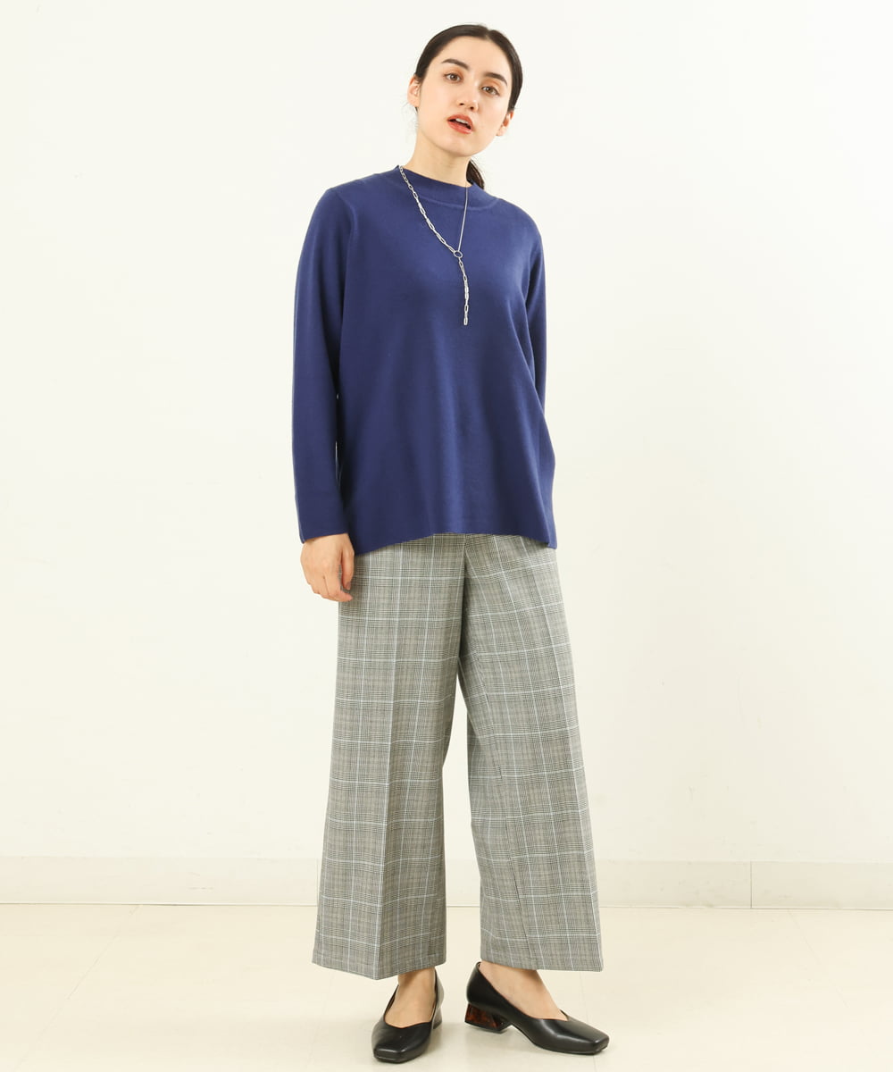 OLFAS03060 eur3(エウルキューブ) 【大きいサイズ】プチハイネックニット ネイビー(57)