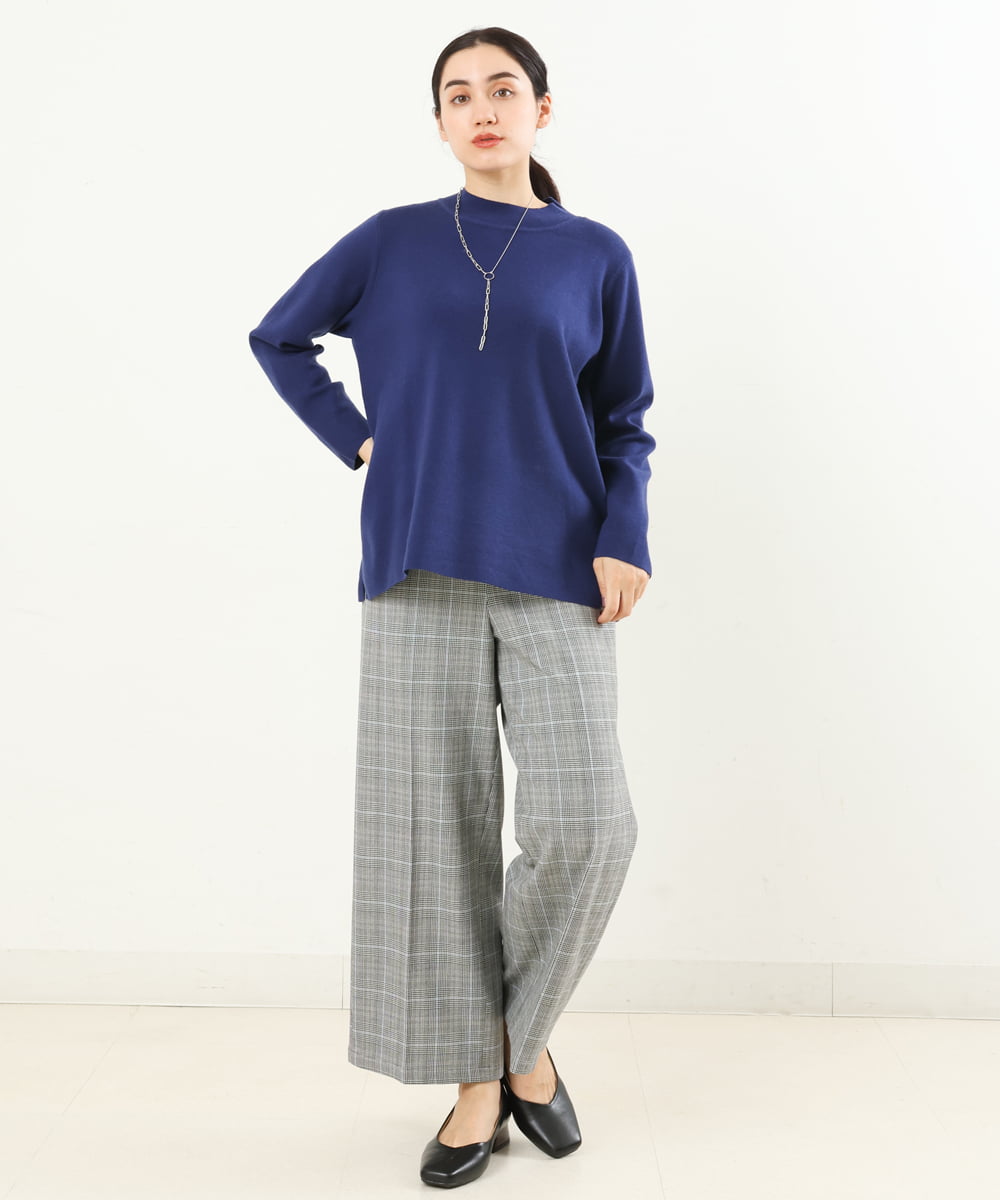 OLFAS03060 eur3(エウルキューブ) 【大きいサイズ】プチハイネックニット ネイビー(57)