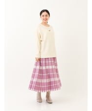 OLFAS04050 eur3(エウルキューブ) 新色追加！【大きいサイズ】横リブニット 新色！アイボリー(80)