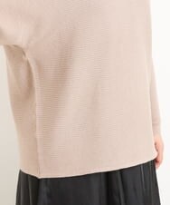 OLFAS04050 eur3(エウルキューブ) 新色追加！【大きいサイズ】横リブニット ベージュ(82)