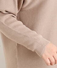 OLFAS04050 eur3(エウルキューブ) 新色追加！【大きいサイズ】横リブニット ベージュ(82)