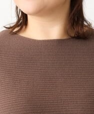 OLFAV03054 eur3(エウルキューブ) 新色追加！豊富な8色【大きいサイズ/11号サイズあり】洗えるドロップショルダーもちもちニット モカ(84)
