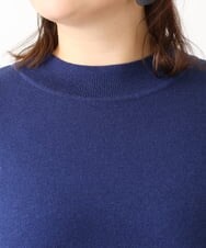 OLFAV05054 eur3(エウルキューブ) 【大きいサイズ/洗える】プチハイネックもちもちニット ブルー(55)