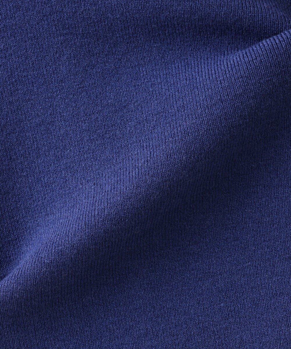 OLFAV05054 eur3(エウルキューブ) 【大きいサイズ/洗える】プチハイネックもちもちニット ブルー(55)