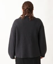 OLFAV15069 eur3(エウルキューブ) 【大きいサイズ/a.v.v×eur3】メタルボタンニット ネイビー(57)