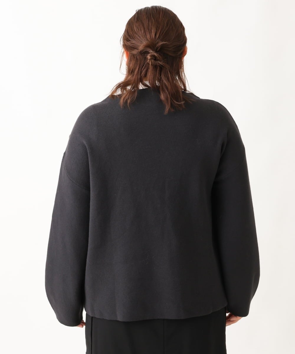 OLFAV15069 eur3(エウルキューブ) 【大きいサイズ/a.v.v×eur3】メタルボタンニット ネイビー(57)