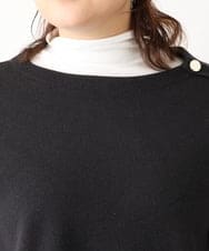 OLFAV15069 eur3(エウルキューブ) 【大きいサイズ/a.v.v×eur3】メタルボタンニット ネイビー(57)