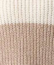 OLFAV25099 eur3(エウルキューブ) 【大きいサイズ】スパンコールコンビニット ベージュ(82)
