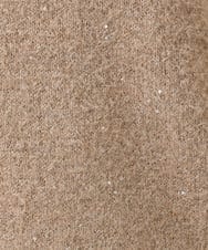 OLFBA10119 eur3(エウルキューブ) 【大きいサイズ】スパンコールシャギーニット モカ(84)