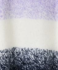 OLFBD15109 eur3(エウルキューブ) 【WEB先行販売】【大きいサイズ】グラデーションシャギーニット ネイビー(57)