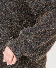 OLFBD20119 eur3(エウルキューブ) 【WEB先行販売】【大きいサイズ】ミックスヤーンニット ダークグレー(93)