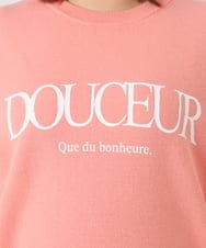 OLFBD22089 eur3(エウルキューブ) 【WEB先行販売】【大きいサイズ】ロゴスウェットライクニット オレンジ(15)