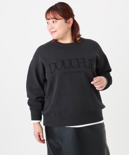 OLFBD22089 eur3 【WEB先行販売】【大きいサイズ】ロゴスウェットライクニット