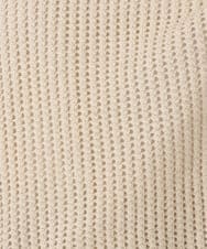 OLFBD90089 eur3(エウルキューブ) 【大きいサイズ】メッシュプルオーバーニット ベージュ(82)