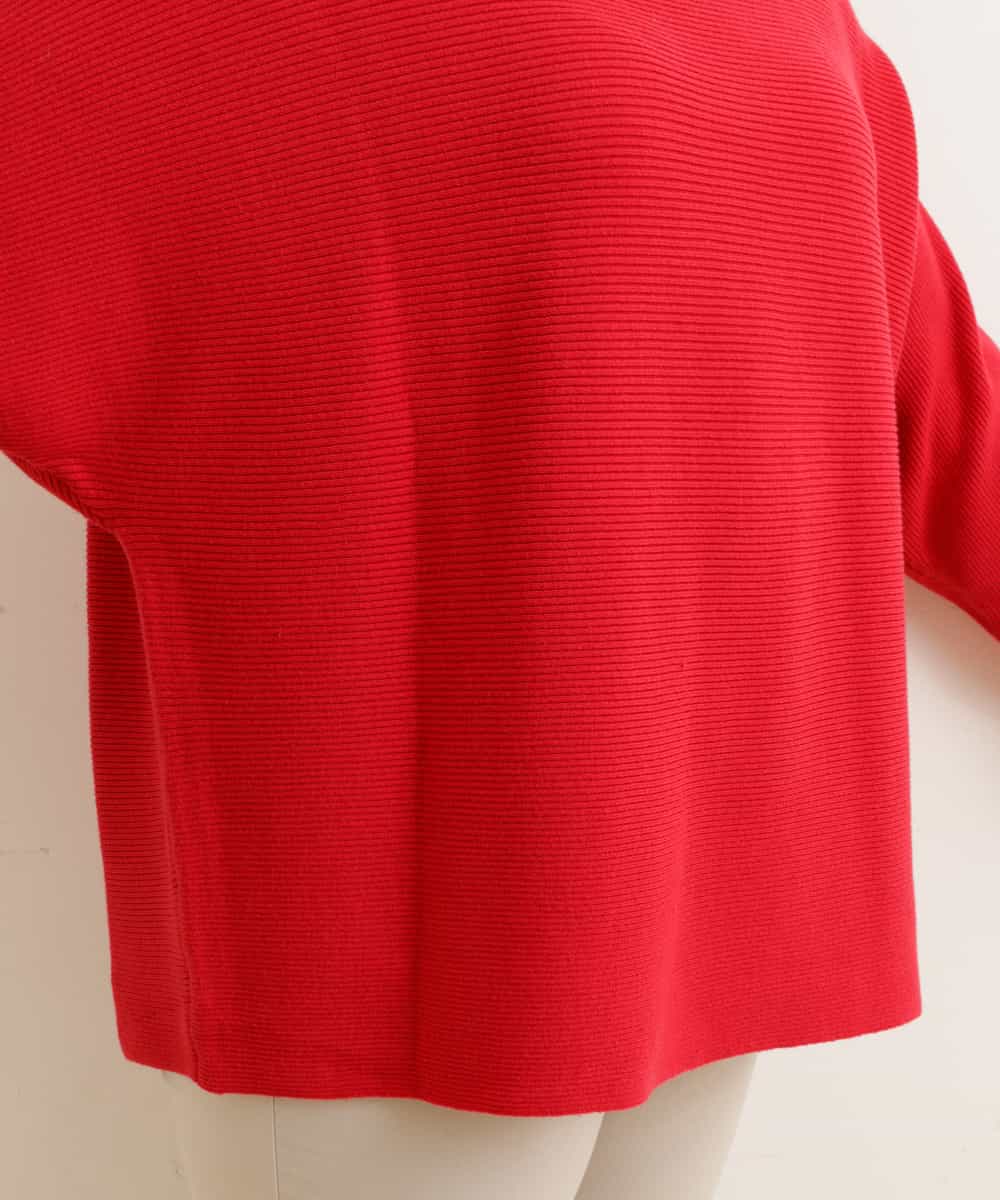 OLFBP90070 eur3(エウルキューブ) 【大きいサイズ】横リブニット レッド(05)