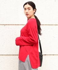 OLFBS17080 eur3(エウルキューブ) 【大きいサイズ】バスクボーダーニット レッド(05)
