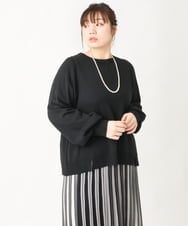 OLFBV10079 eur3(エウルキューブ) 【大きいサイズ/セットアップ対応】バルキーアクリルニット ブラック(94)