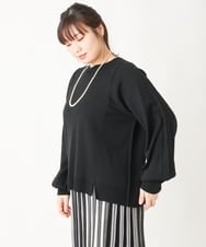 OLFBV10079 eur3(エウルキューブ) 【大きいサイズ/セットアップ対応】バルキーアクリルニット ブラック(94)