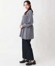 OLFBV27099 eur3(エウルキューブ) 【大きいサイズ】ビスチェ風ニット グレー(92)