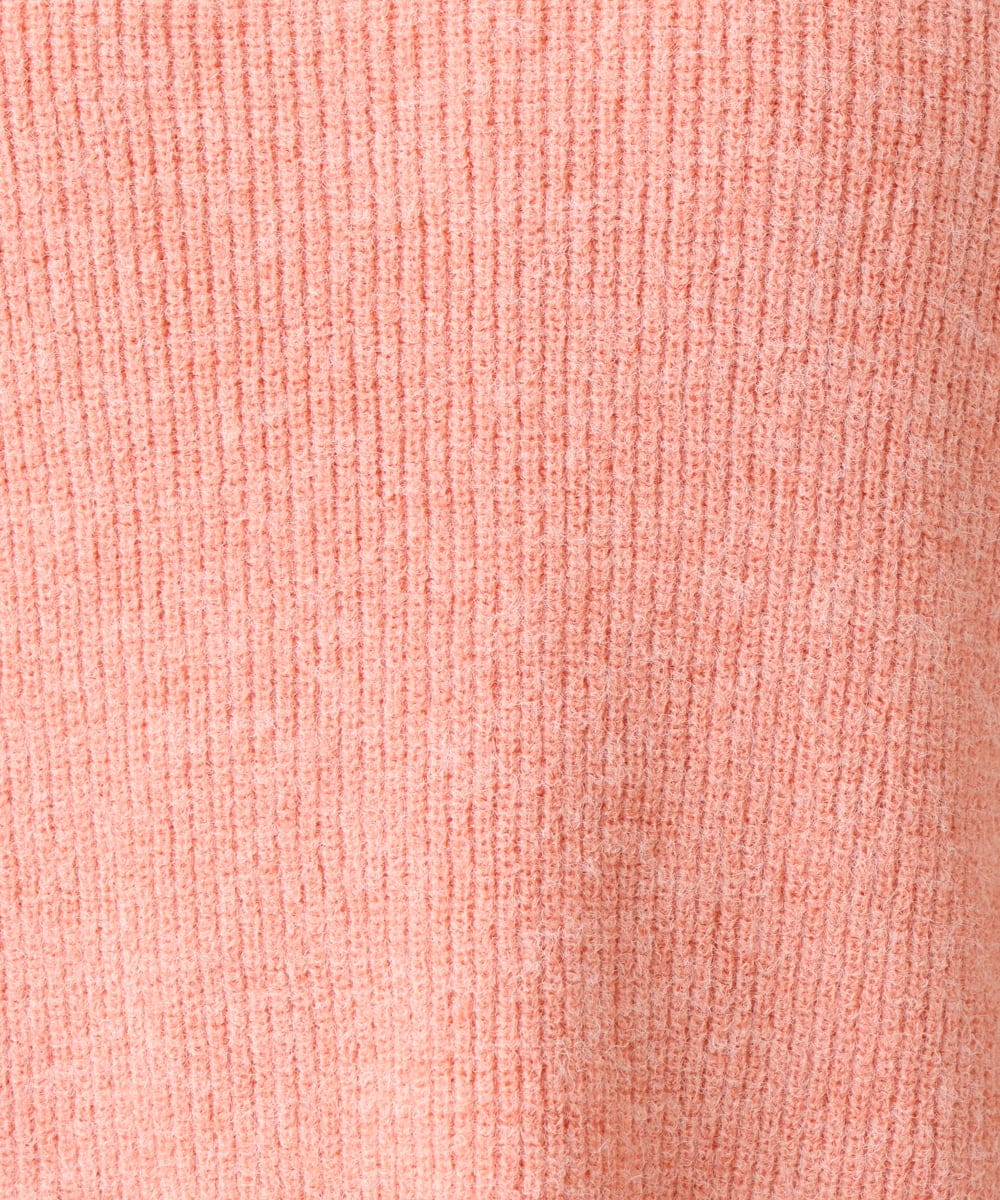 OLFBV90089 eur3(エウルキューブ) 【WEB限定販売】【大きいサイズ】パフスリーブクロップド丈ニット オレンジ(15)