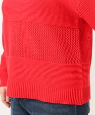 OLFCD03074 eur3(エウルキューブ) 【大きいサイズ/a.v.v×eur3】メッシュニット レッド(05)