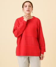 OLFCD03074 eur3(エウルキューブ) 【大きいサイズ/a.v.v×eur3】メッシュニット レッド(05)
