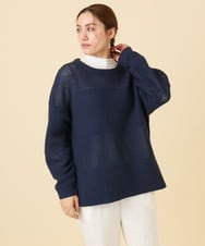 OLFCD03074 eur3(エウルキューブ) 【大きいサイズ/a.v.v×eur3】メッシュニット ネイビー(57)