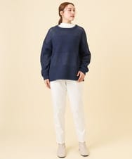 OLFCD03074 eur3(エウルキューブ) 【大きいサイズ/a.v.v×eur3】メッシュニット ネイビー(57)