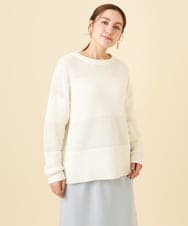 OLFCD03074 eur3(エウルキューブ) 【大きいサイズ/a.v.v×eur3】メッシュニット アイボリー(80)