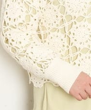 OLFCS01090 eur3(エウルキューブ) 【大きいサイズ】クロシェニット アイボリー(80)