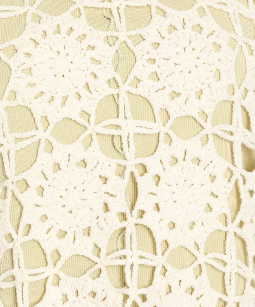 OLFCS01090 eur3(エウルキューブ) 【大きいサイズ】クロシェニット アイボリー(80)