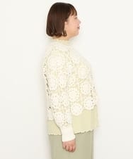 OLFCS01090 eur3(エウルキューブ) 【大きいサイズ】クロシェニット アイボリー(80)