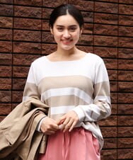 OLFCS06055 eur3(エウルキューブ) 【大きいサイズ/a.v.v×eur3】2WAYニット ベージュ(82)