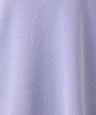 OLFID09079 eur3(エウルキューブ) 【大きいサイズ/接触冷感】サイドスリットサマーニット ラベンダー