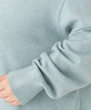 OLFLA07079 eur3(エウルキューブ) 【大きいサイズ】ボクシーシルエットニット ライトグリーン(30)