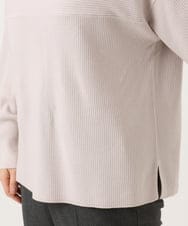 OLFLD01054 eur3(エウルキューブ) 【野呂佳代さん着用/大きいサイズ】ドロップショルダーニット グレージュ