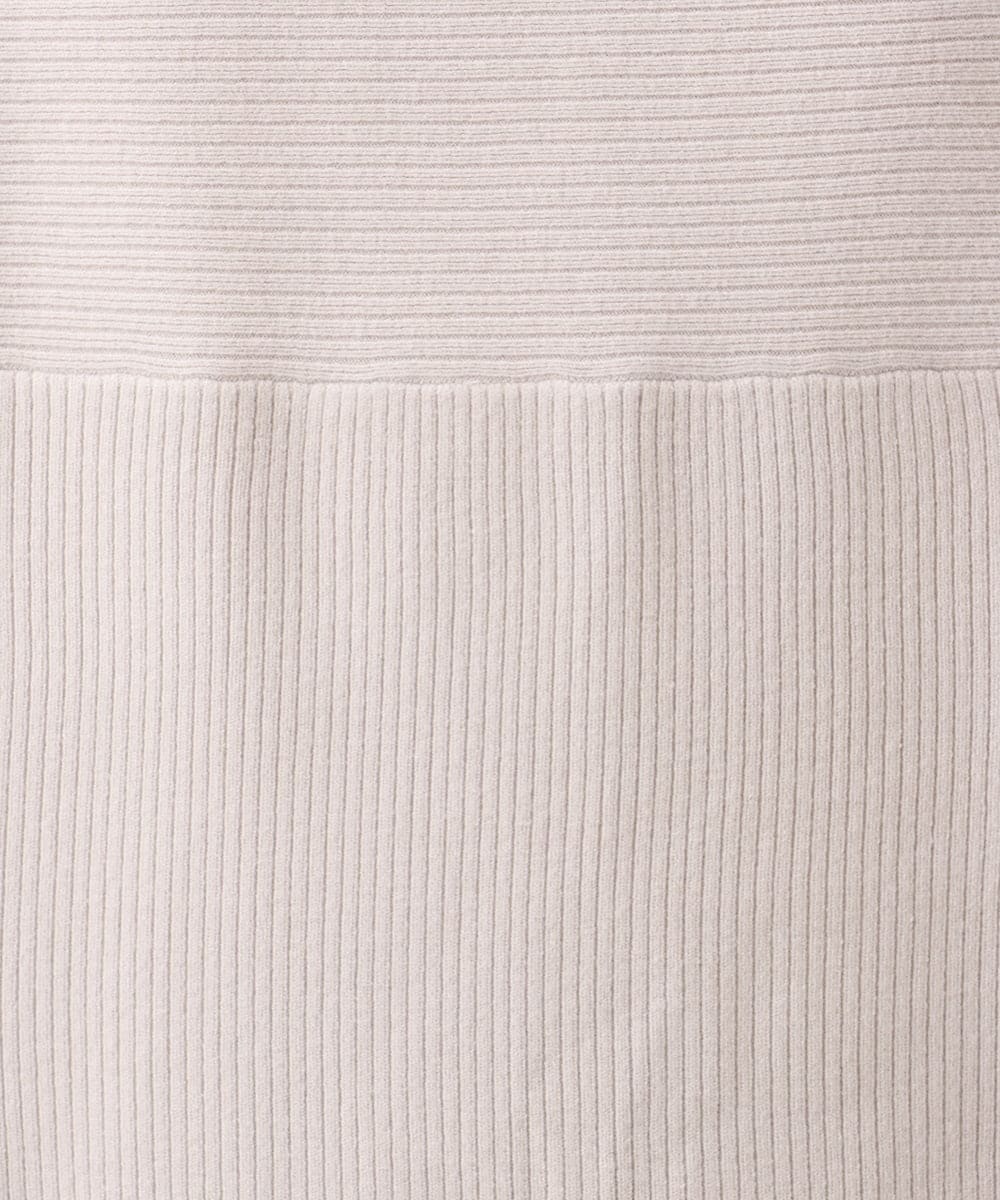 OLFLD01054 eur3(エウルキューブ) 【野呂佳代さん着用/大きいサイズ】ドロップショルダーニット グレージュ