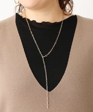 OLFLS10089 eur3(エウルキューブ) 【大きいサイズ/11号サイズあり】ニットロングベスト モカ(84)